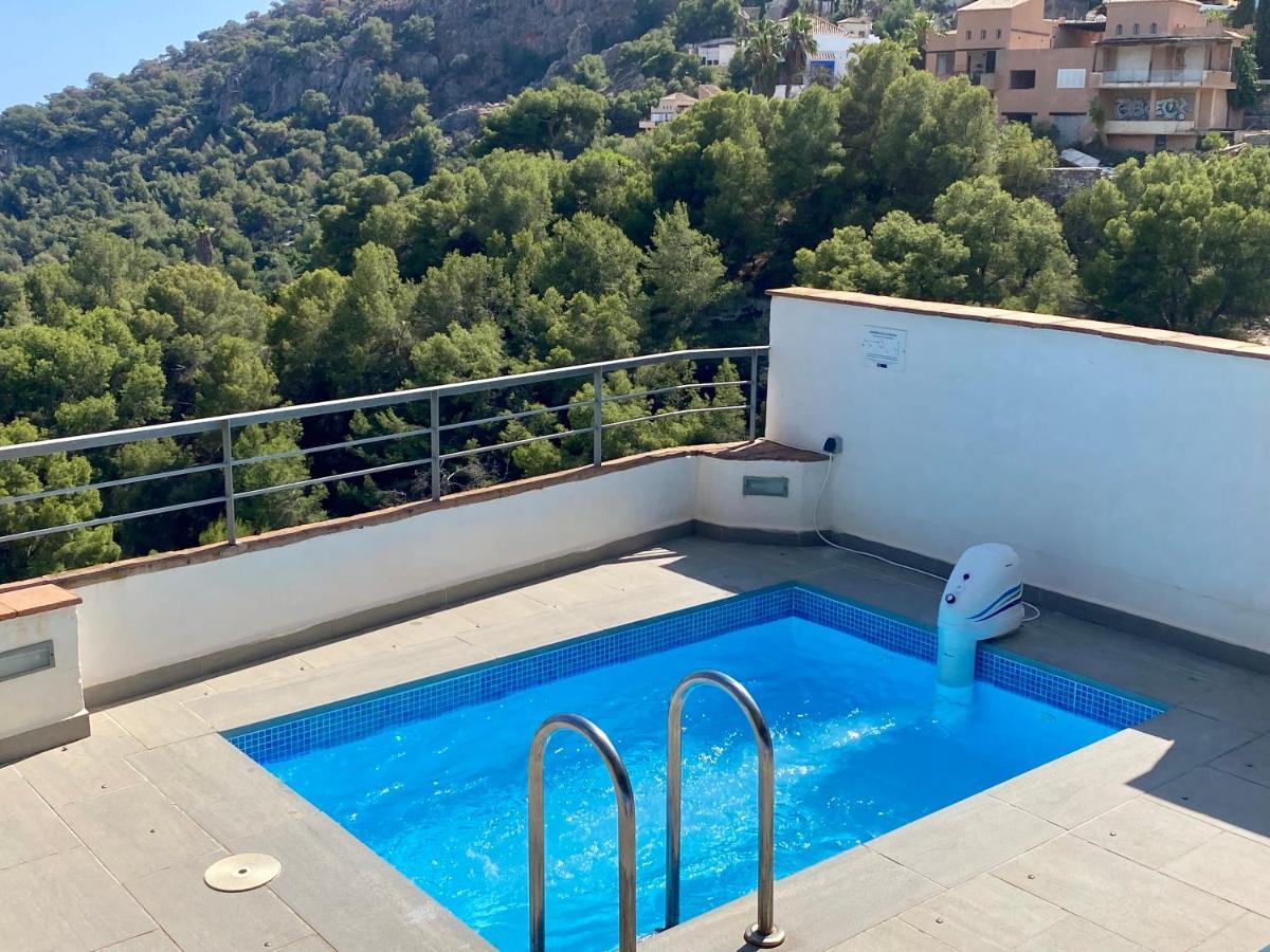 Sunny House With Great Sea Views, 3 Terraces, Private Heated Pool And Sauna La Herradura  Exterior photo